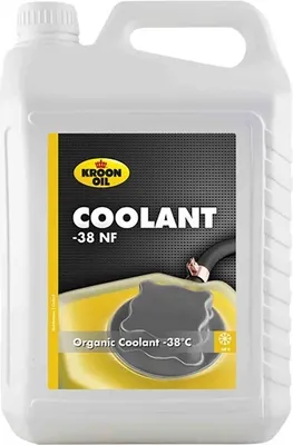 Produktbild von KROON OIL COOLANT -38 ORGANIC NF Kühlmittel Kühlerfrostschutz 5L Gelb Antifreeze Fertigmischung G12+
