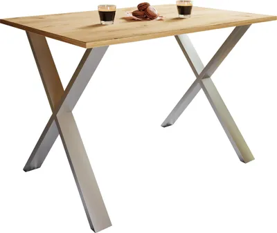 Image de Table à manger en bois premium | H. 76 x L. 110 x D. 80 cm | Table à manger de cuisine Xona X