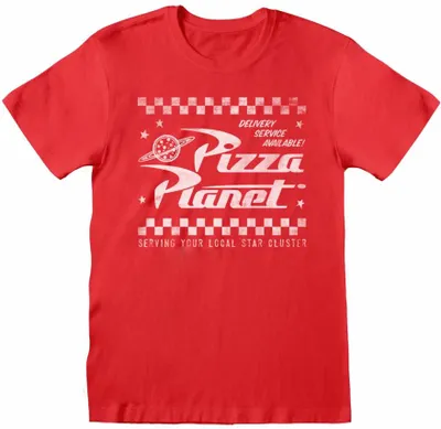 Obrázok produktu pre Toy Story - "Pizza Planet" tričko pre mužov/dámy uni HE1301 (XXL) (červená)