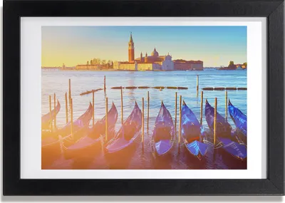 Produktbild von Bild 30x20 MDF-Rahmen, Wandkunst Venedig