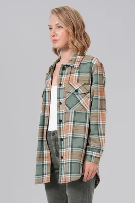 Produktbild von M.O.D Miracle of Denim Overshirt Jacken Damen Chalk