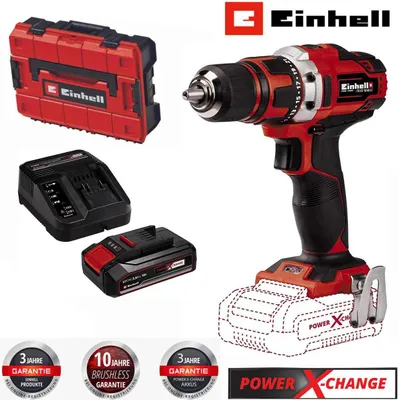 Produktbild von Einhell Bohrschrauber TE-CD 18/40 Li- 18 V, 40 Nm mit Akku 2.5 Ah + Ladegerät + Systemkoffer