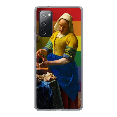 Produktbild von MuchoWow® Handyhülle Schutzhülle Hülle für Samsung Galaxy S20 FE Milchmädchen - Stolz - Vermeer Silikon Softcase Handy Hülle - Abdeckung