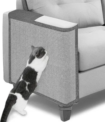 Produktbild von Kratzbaum Bankschutz Sisal für Sessel und Sofas - Grau