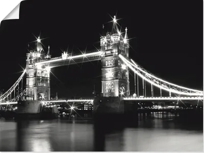 Produktbild von ARTland Poster Tower Bridge London Größe: 40x30 cm