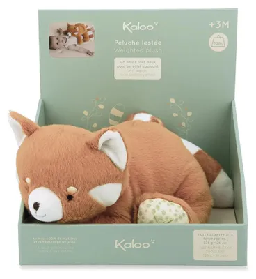 Imagen del producto de Kaloo, peluche de panda rojo, ideal para niños y bebés