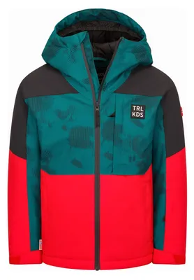 Produktbild von TROLLKIDS Lifjell XT Kinder Skijacke mit Kapuze rot 152