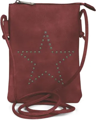 Produktbild von styleBREAKER Mini Bag Umhängetasche mit Nieten in Stern Form, Schultertasche, Handtasche, Tasche, Damen 02012235