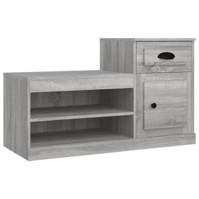 Immagine prodotto di vidaXL Scarpiera grigia Sonoma 100x42x60 cm Materiale a base di legno