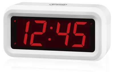 Obrázek produktu pro Digitální budík s automatickým nočním režimem, 3 úrovně jasu LED a napájení z baterie