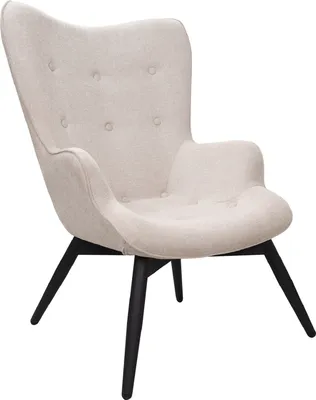 Produktbild von SalesFever Polstersessel | Bezug Strukturstoff | Gestell Metall schwarz | B 80 x T 99 x H 92 cm | beige