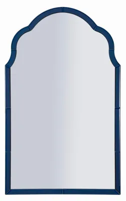 Zdjęcie produktu dla FURNLUX Lustro ścienne Tangier Blue 62cm / Kolor główny: Niebieski / Wymiary: 62 x 100 x 1 cm