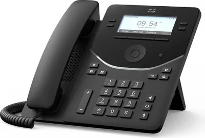 Produktbild von Cisco DP-9841-K9=, IP-Telefon, Schwarz, Kabelgebundenes Mobilteil, ABS, Tisch/Bank, 4 Zeilen