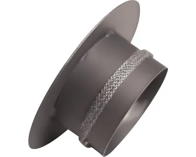 Produktbild von Reduzierstück für Keramikschornstein mit Rosette 150mm/120mm/1,5mm - Schornstein/Stein