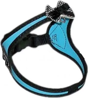 Produktbild von Tre Ponti Crystal Heart, Click-Verschluss mit Schleife und Schmuckanhänger, Farbe:Hellblau, Größe:1 - 25-29 cm / bis 3 kg