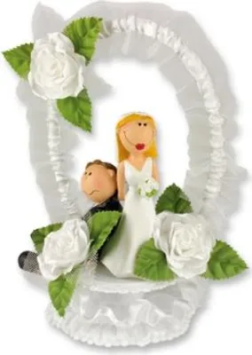 Produktbild von Hochzeitstortenaufsatz 1 Stück Zwangsbräutigam