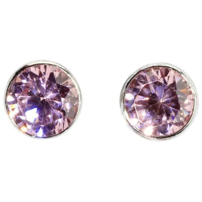 Produktbild von Miamar SMO30 Damen Silber Ohrstecker Rosa