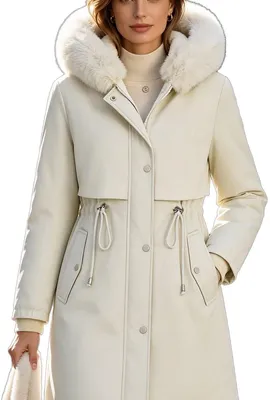 Productafbeelding van Currero Winterjas Dames Melkachtig S