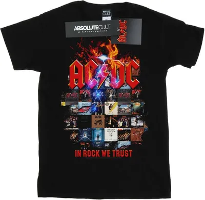 Produktbild von AC/DC - "In Rock We Trust" T-Shirt für Herren BI7223 (M) (Schwarz)