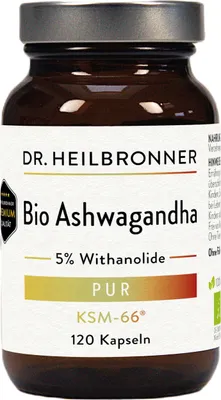 Image de Ashwagandha biologique PUR - 120 gélules 72g