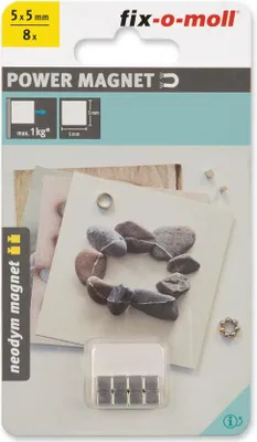 Produktbild von fix-o-moll Neodym Magnete Würfel 5mm silber
