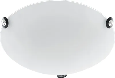 Produktbild von EGLO LED Deckenlampe Cafiera, Deckenleuchte, Stahl, Glas in weiss, schwarz, Glas lackiert in weiss warmweiß