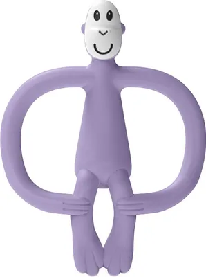 Produktbild von Matchstick Monkey Beißring / Zahnungshilfe Affe : lila Farbe: lila