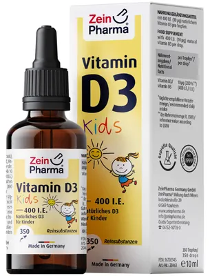 Obrázek produktu pro Zein Pharma vitamín d3 pro děti, 400 iu, tekutina, 10 ml 13821