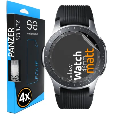 Produktbild von 4x se® 3D Schutzfolie (entspiegelt) Samsung Galaxy Watch (46mm)