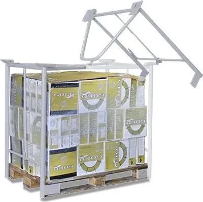 Produktbild von Variofit Palettenaufsatz Typ 65K, verzinkt, Abmaße:1200x1000 mm, Nutzhöhe:1000 mm