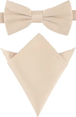 Produktbild von Ladeheid Herren Schmale Fliege & Einstecktuch Set M/P (12cm x 6cm, 22cm x 22cm)
