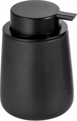 Image de Aqualine Accessories - Distributeur de savon sur pied, noir 08136