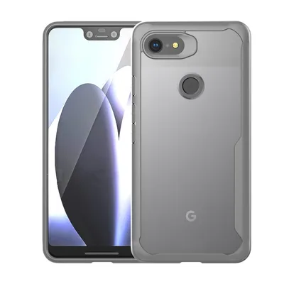Produktbild von Schutzhülle für Google Pixel 3 Hülle Panzer Bumper Case Schutzcase Tasche Silber