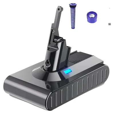 Immagine prodotto di Batteria di ricambio, capacità 6000mAh, tecnologia Li-Ion, v8 con accessori, 21,6V