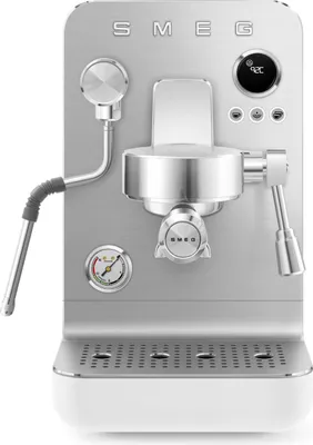 Zdjęcie produktu dla Smeg EMC02WHMEU, Ekspres do espresso, 1,7 l, Kawa mielona, 1700 W, Biały