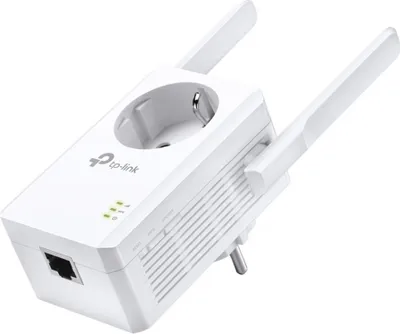 Produktbild von TP-Link TL-WA860RE Singleband IEEE 802.11b/g/n 300 Mbit/s Drahtloser Range-Extender - 2,40 GHz - 2 x Externe Antenne(n) - 1 x Netzwerk (RJ-45) - Fast Ethernet - 3 W - Wandmontierbar