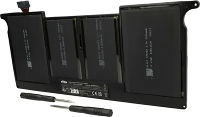 Produktbild von vhbw Akku kompatibel mit Apple MacBook Air MC505, 3.1 Late 2010, 11, MC505D/A, 3.1 1.4 GHz 2010 Models Only Notebook (4800 mAh, 7,3 V, Li-Polymer)
