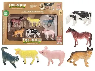 Produktbild von ADAR Bauernhoftiere, 6 Stück