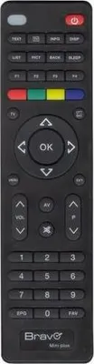 Productafbeelding van Bravo Mini Plus, DTT, TV, IR, Draadloos, Knopbediening, Zwart