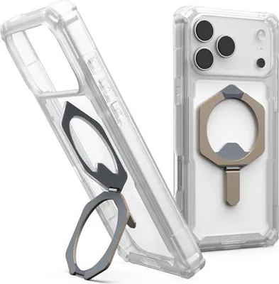 Image de Urban Armor Gear 114528114G36, Housse, Apple, iPhone 17 Pro Max, 17,5 cm (6.9"), Titan, Transparent