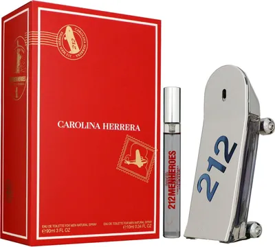 Produktbild von Carolina Herrera 212 Men Heroes Set 90 ml Eau de Toilette EDT & 10 ml EDT Spray