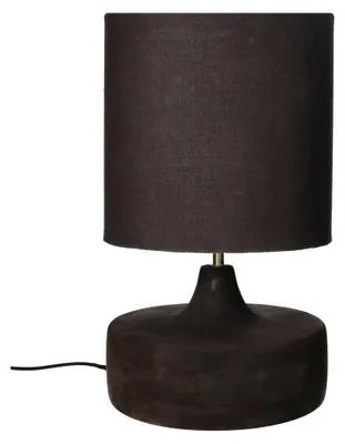 Obrázok produktu pre Stolná lampa Pomax Odillon, hnedá, priemer 23 cm, výška 38 cm