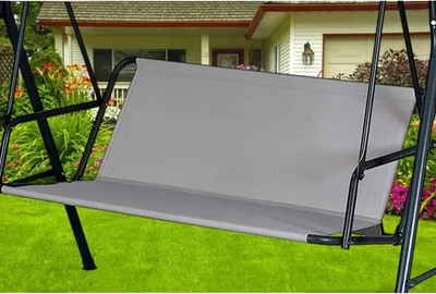 Produktbild von Schaukelstuhlbezug 138x50x50 cm, grau, 600D Oxford-Gewebe, für Garten