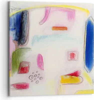 Produktbild von Bild auf Leinwand - Leinwandbild - Abstraktion modern - 70x70cm - Wand Bild - Wanddeko - Wandbilder - Leinwanddruck - Bilder - Kunstdruck - Wanddekoration - Leinwand bilder - Wandkunst - AC70x70-3716