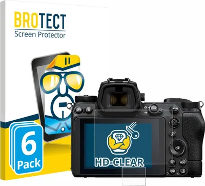 Produktbild von 6x Für Nikon Z 6 II Schutzfolie BROTECT Displayschutz Display Schutz Folie Klar Transparent