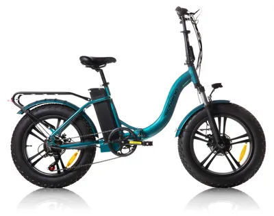 Produktbild von Fatbike aus Aluminium, niedriger Rahmen, Federung, 13-Ah-Akku