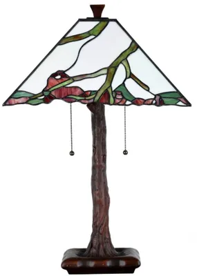 Produktbild von Casa Padrino Luxus Tiffany Tischleuchte Mehrfarbig 41 x 41 x H. 64 cm - Wohnzimmer Deko Accessoires