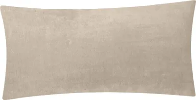 Produktbild von 1 x Fleece Winter Kissenbezug in 40x80cm - Beige - weich flauschig und warm, Kissenhülle, kuschelig (1-Stück-40x80cm-Beige)