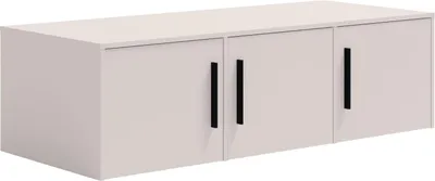 Produktbild von Aufsatzschrank MAXIONE MX-05 mit 3 Türen Schrankaufsatz 150 cm Schrank Modern (Kaschmir)