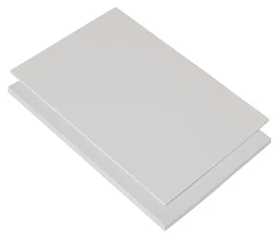 Productafbeelding van Kunststof Platen - Polystyreen Platen - Modelbouw Bordjes - Industriële Kwaliteit - 20 x 30 cm - Wit